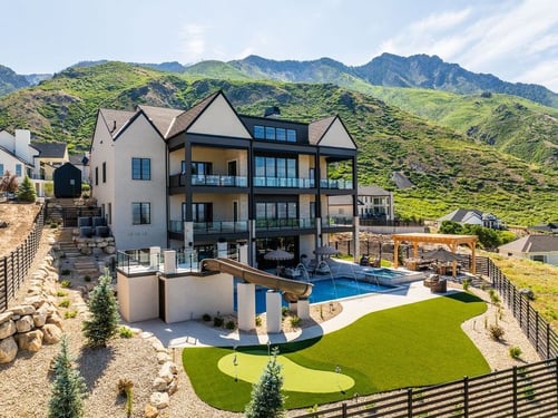 E Builders Room With a View Custom Home in Utah Valley Parade of Homes. Photo Credit: Ron Aguilar