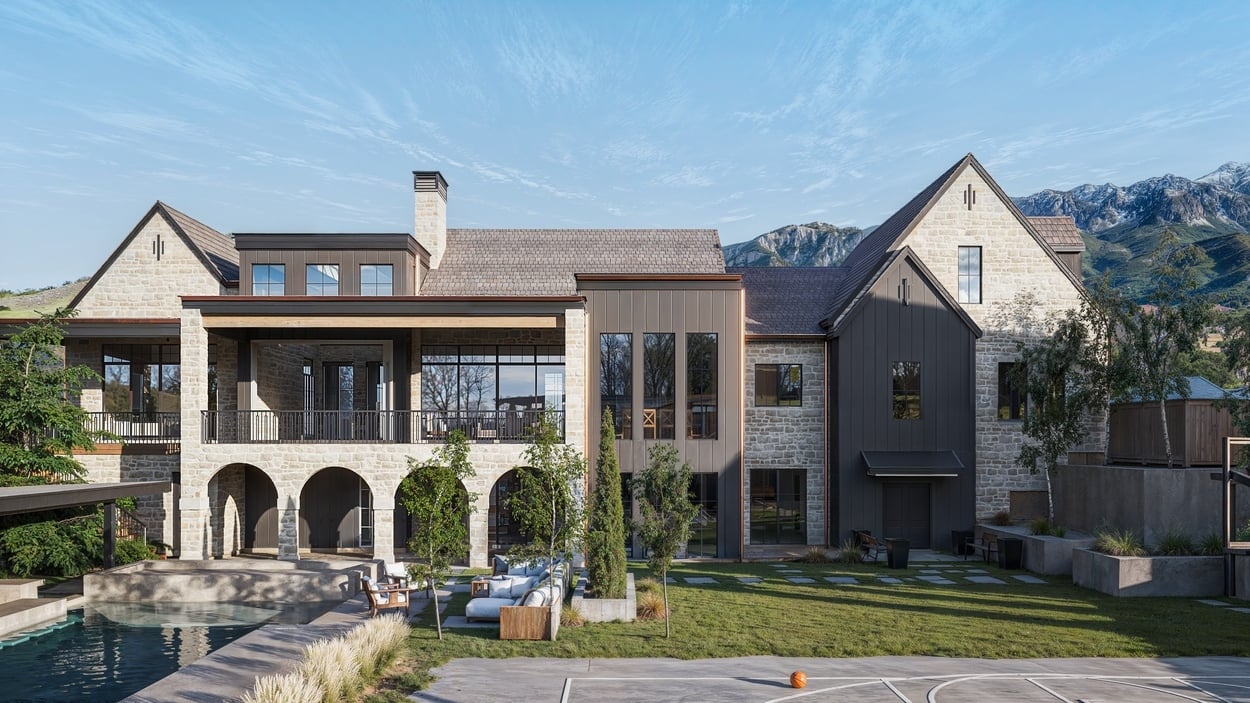Utah County Parade of Homes E Builders 2025 Back View
