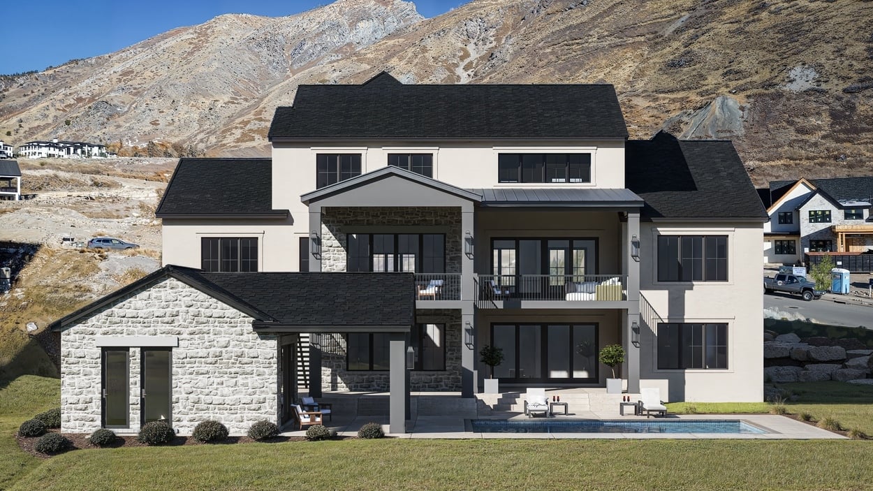 Alpine Utah Luxury Custom Home Builder Front of Home