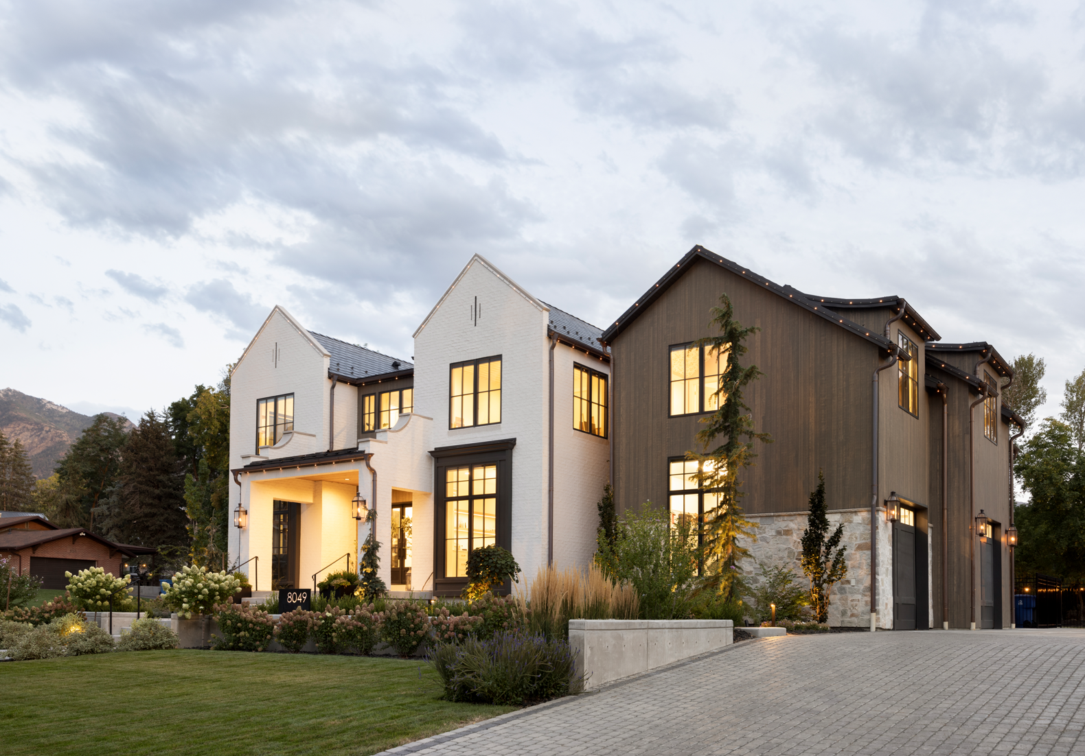 Millcreek Utah Luxury Home - Exterior Garage  - Web